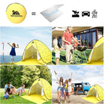 POP UP Beach Tent 3/4 P w/Door Curtain UPF 50+ 2.95Lbs