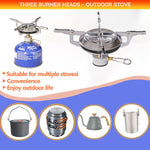 Gas Burner Ultralight Stainless Steel