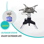 Gas Burner Ultralight Stainless Steel