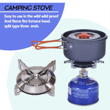 Gas Burner Ultralight Stainless Steel