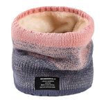 Men & Women  Knitted Fleece Ring  Neck Warmer