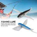 Bionic Flying Fish Artificial Bait, Soft Seawater Lure, Offshore Trolling