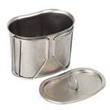 3Pc Set   Stainless Steel  Canteen, Cup  w/Cover