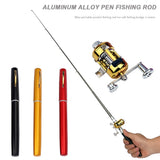 Pocket Telescopic Mini Fishing Pole With Reel