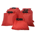 5pcs Waterproof/Dry Bag, Buckled Storage Sack