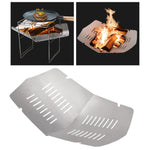 Folding Cooking Firepits Stove Rack