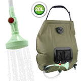 20L Solar Shower Bag w/ Temperature Indicater