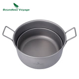 *TITANIUM* Steamer Soup Pot Frying Pan Set w/Lid