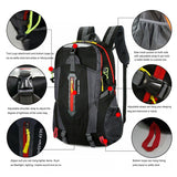 FREE KNIGHT 40L Backpack  Nylon  Waterproof