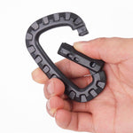 *DON"T-LOSE-IT* Carabiner D Rings, Spring Snap