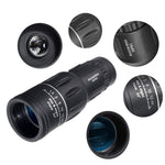 16X Monocular 66m/8000m Magnification, Dual Focus