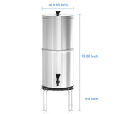 11L.StainlessSteel  Gravity Filtration 4  Emergency &  Preparedness