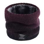 Men & Women  Knitted Fleece Ring  Neck Warmer