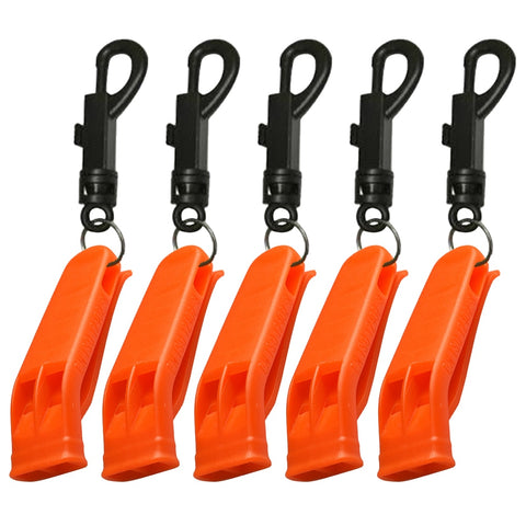 5/10pc Emerg. Whistle Dual Pipe,  Double Frequency