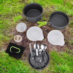 12Pc Set, Non Stick, Aluminum, w/bag