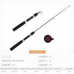 Telescopic Carbon Fiber Mini Rod w/ without reel