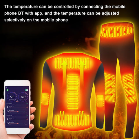 WASHABLE-USB  Underwear Set  SMARTPHONE  CONTROL w/APP