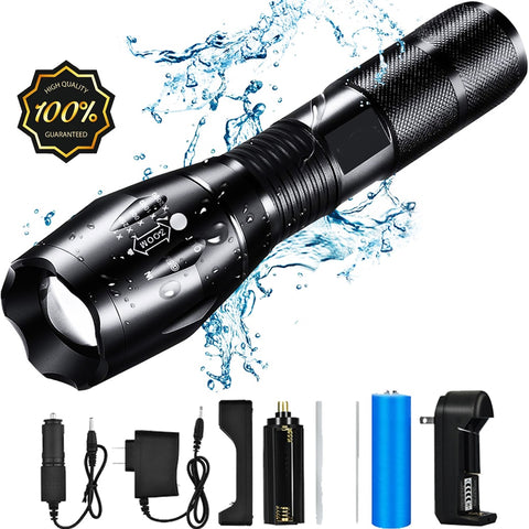 8000LM Powerful Waterproof LED Flashlight