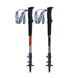 Pioneer 2 Pcs  Carbon Fiber  Walking Sticks Telescopic