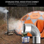 Stainless Steel 90* Chimney Elbow Tent Pipe