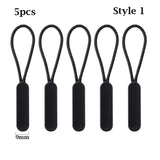 5pc Zipper Pullers For Sleeping Bags, Backpacks etc...