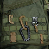 *DON"T-LOSE-IT* Carabiner D Rings, Spring Snap