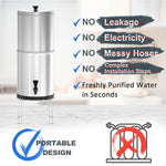 11L.StainlessSteel  Gravity Filtration 4  Emergency &  Preparedness