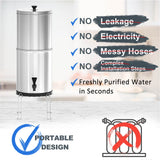 11L.StainlessSteel  Gravity Filtration 4  Emergency &  Preparedness