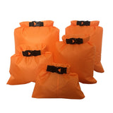 5pcs Waterproof/Dry Bag, Buckled Storage Sack