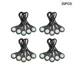 Ultra-Bright GLOW-in-the-DARK 10/20/30pc ZipperPull