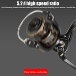 TOPLY 5.2:1 HIGH Speed Ratio Reel