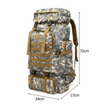 80L EDC Oxford Cloth Military Style Rucksack