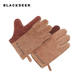 BLACKDEER Fire retardant insulated gloves, cowhide, Grilling, FirePit