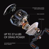 LIXADA Baitcasting Reel with Magnetic Brake System