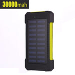 30000mah Solar Charger, LED w/ Hook Design