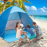 Automatic Pop-Up Beach Tent UV Protection