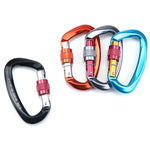 Professional 12KN 4Pc Screw Lock Climbing Carabiner