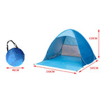 Automatic Pop-Up Beach Tent UV Protection