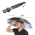 Rain Umbrella Hat/Sun Shade, Waterproof  *PESCA*