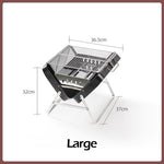 Stainless Steel Folding BBQ Grill