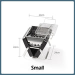 Stainless Steel Folding BBQ Grill