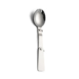 Stainless Steel Folding   Fork,Spoon,Spork in case w/clip