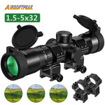 1.5-5x32 Scope, Illuminated Optical Sight