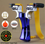 Double Screw Quick Pressure Laser Slingshot w/Target Paper