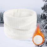 Men & Women  Knitted Fleece Ring  Neck Warmer