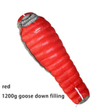 Oversized Mummy "WHITE GOOSE DOWN" Sleeping Bags, 4 wts Available