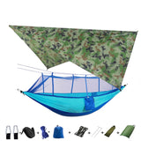 Hammock for 1/2 w/Rain Canopy & Mosquito Net