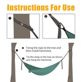 2pc Set Hammock Straps  HIGH LOAD BEARING