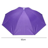 Rain Umbrella Hat/Sun Shade, Waterproof  *PESCA*