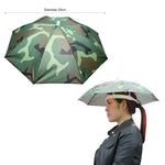 Rain Umbrella Hat/Sun Shade, Waterproof  *PESCA*